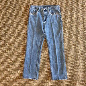 Christine Alexander Jeans Womens 10 Used Embellished